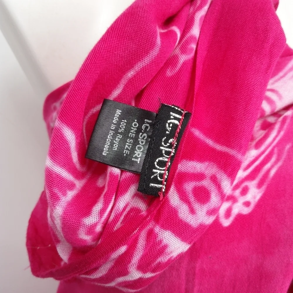 IG SPORT TROPICAL FISH PINK SARONG - Picture 5 of 6